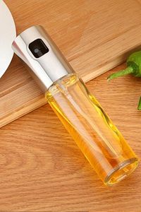 Karışık Renk Sprey Cam Şişe Zeytinyağı Sirke Yağ Püskürtücü Yağdanlık Airfryer Airfry 100 ml ürün fotoğrafı