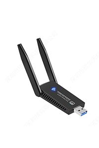 Yüksek Kalite Çift Antenli Ac1300 Mbps Dual(ÇİFT) Bant Usb 3.0 Adaptör Kablosuz Usb Wifi Adaptörü ürün fotoğrafı