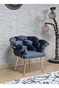 Gold Kaplama - Füme Döşeme | Balon Çay Seti | Balkon Koltuk | Berjer | Balkon Çay Seti ürün fotoğrafı