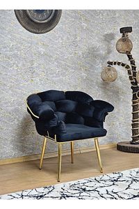 Gold Kaplama - Siyah Döşeme | Balon Çay Seti | Balkon Koltuk | Berjer | Balkon Çay Seti ürün fotoğrafı