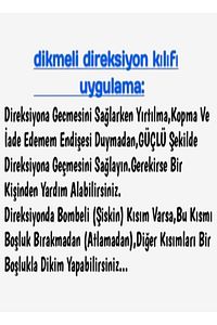 Volkwagen Araçlara Uyumlu Dikmeli Direksiyon Kılıfı Alkantara Karbon Kırmızı Yüzüklü (38×10.5cm) ürün fotoğrafı