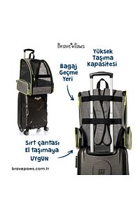 YIKANABİLİR KEDİ VE KÖPEK ÇANTASI PLASTİK FİLELİ PİRAMİT MODEL ürün fotoğrafı