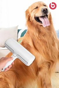 Kedi Köpek Tüy Toplayıcı Hazneli 2 Yönlü Kazak Kıyafet Elbise Halı Yatak Kıl Toz Tüy Gırgırı ürün fotoğrafı