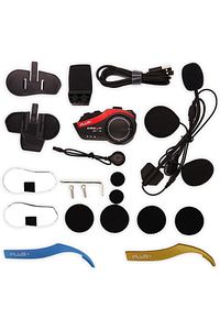 6 Kişilik Motosiklet Kask Bluetooth Intercom Seti Kask Interkom Cmmk-06 Plus Uyumlu ürün fotoğrafı