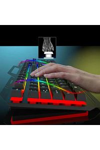 Metal Kasa Rgb 2in1 Oyuncu Gaming Mekanik Hisli Kablolu Türkçe Q Klavye Ve Rgb Mouse Seti Blic Bkb9 ürün fotoğrafı