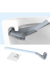 Golf Tasarımlı Silikon Banyo Tuvalet Klozet Temizleme Fırçası Ve Tutucu Set ürün fotoğrafı