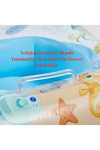 BABY FLOAT BEBEK & ÇOCUK GÖLGELİKLİ DENİZ SİMİDİ-CAN SİMİDİ-BEBEK BOTU-0-5 YAŞ-ŞİŞME BOT ürün fotoğrafı