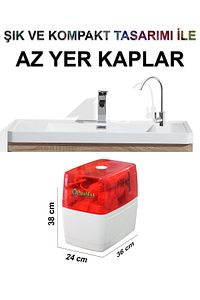 15 AŞAMALI MİNERAL & ALKALİ VONTRON MEMBRAN NSF ANTİBAKTERİYEL ÇELİK TANKLI SU ARITMA CİHAZI ürün fotoğrafı