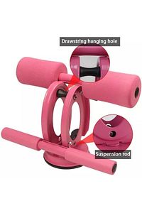 Yeni Ayarlanabilir Mekik Aleti Sit-up Bar Pembe ürün fotoğrafı