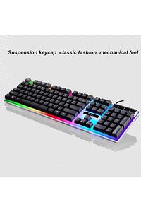 C-59+ Rgb Led Gaming Işıklı Oyuncu Klavye Gaming Oyun ürün fotoğrafı