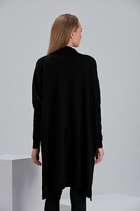 Regular Fit Hamile Tunik Panço Kareli Akrilik örgü ürün fotoğrafı