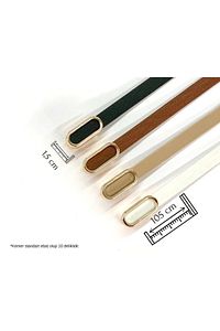 4'lü Ithal Oval Gold Tokalı Ince Kemer, Pantolon Kemeri, Gömlek Kemeri, Ceket Kemeri ürün fotoğrafı