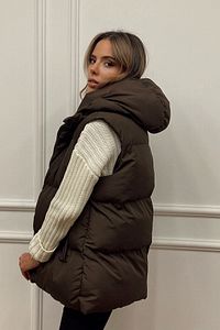 Kapüşonlu Şişme Yelek ürün fotoğrafı