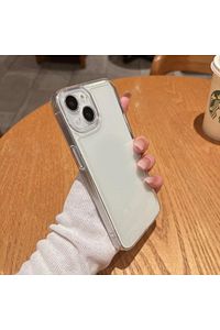 Iphone 13 Ve 14 Uyumlu Darbe Önleyici Kamera Korumalı Şeffaf Silikon Kılıf Aa Kalite ürün fotoğrafı
