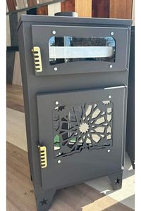 Pelet Sobası Elektriksiz Roket Pelet Soba, Ev ,kafe, Bar Ve Kış Bahçesi Kuzine Orjinal Ürün ürün fotoğrafı