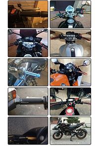 Baracuda Elcik Yamaha R25 Mt07 R6 Ybr 125 Elcik Siyah ürün fotoğrafı
