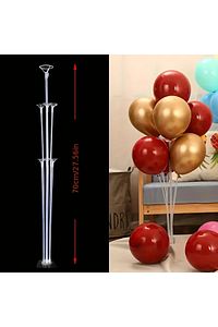 2 Adet 7'li Balon Standı Seti - Parti ve Doğum Günü İçin Masaüstü Balon Tutucu Kolay Kurulumlu ürün fotoğrafı