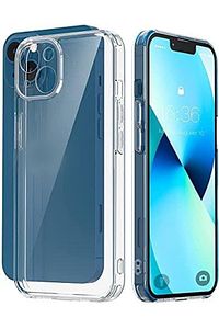 Iphone 13 Ve 14 Uyumlu Darbe Önleyici Kamera Korumalı Şeffaf Silikon Kılıf Aa Kalite ürün fotoğrafı