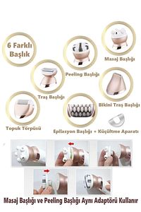 Jolvena 6 Başlıklı Süper Lüx Epilatör / Epilasyon ürün fotoğrafı