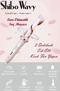 Otomatik Saç Maşası - Kalın Su Dalgası 25mm Extra Uzun Başlıklı ürün fotoğrafı