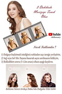 Otomatik Saç Maşası - Kalın Su Dalgası 25mm Extra Uzun Başlıklı ürün fotoğrafı