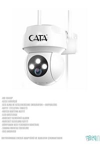 AKILLI KAMERA DIŞ MEKAN CT-4051 IP66 1080P GECE GÖRÜŞLÜ SİRENLİ ürün fotoğrafı