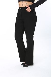 Ispanyol Paça Likralı Büyük Beden Jeans Pantolon ürün fotoğrafı