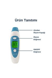 AC-9280 Kulaktan & Alından Ateş Ölçer Çanta Hediyeli ürün fotoğrafı