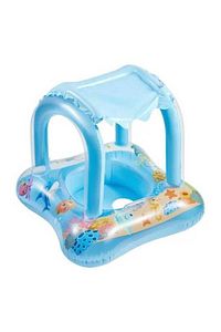 BABY FLOAT BEBEK & ÇOCUK GÖLGELİKLİ DENİZ SİMİDİ-CAN SİMİDİ-BEBEK BOTU-0-5 YAŞ-ŞİŞME BOT ürün fotoğrafı
