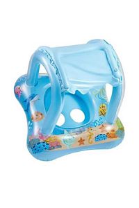 BABY FLOAT BEBEK & ÇOCUK GÖLGELİKLİ DENİZ SİMİDİ-CAN SİMİDİ-BEBEK BOTU-0-5 YAŞ-ŞİŞME BOT ürün fotoğrafı