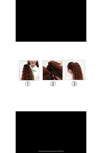 Düz Açık Kahve Tokalı At Kuyruğu Postiş 65 Cm 220 Gram ürün fotoğrafı
