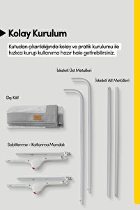 Çocuk Yatak Koruyucu Bariyeri ve Yatak Korkuluğu, Ekstra Dolgulu Kumaş Bed Guard ürün fotoğrafı
