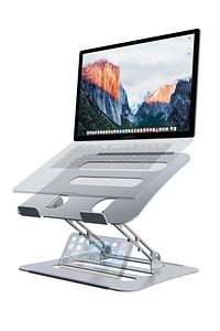 Katlanabilir Telefon Tutuculu Tüm Modellerle Uyumlu Ayarlanabilir Laptop Standı Notebook Yükseltici ürün fotoğrafı