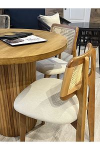 Hazeran Ahşap Sandalye Mutfak Cafe Salon ürün fotoğrafı