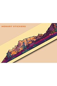 Sticker - Termos, Laptop, Tablet, Cep Telefonu, Defter Doğa Temalı Hediyelik Sticker ürün fotoğrafı