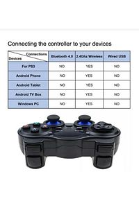 2.4g Wireless Gamepad Kablosuz Oyun Kolu Otg Pc Ps3 Tv Box Android Tv Tablet Uyumlu ürün fotoğrafı