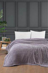 Holly Wellsoft Çift Kişilik Battaniye 190x220 Cm - Gri ürün fotoğrafı