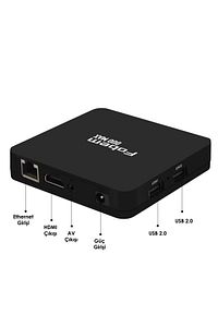 Duo Max 4k Android Tv Box Medya Oynatıcı - Android 10 Wi-fi 2 Gb Ram 32 Gb Hafıza ürün fotoğrafı
