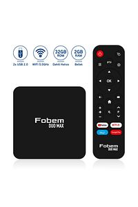 Duo Max 4k Android Tv Box Medya Oynatıcı - Android 10 Wi-fi 2 Gb Ram 32 Gb Hafıza ürün fotoğrafı