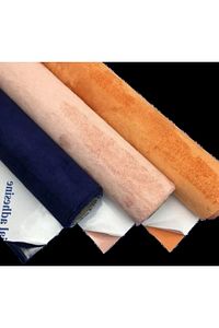 Yapışkanlı Alkantara Kumaş 150cm X 100 Cm Flok Süet Kadife Oto Döşemelik ürün fotoğrafı
