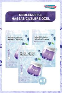 Blueberry Yüz Maskesi Nemlendirici 3 Adet ürün fotoğrafı