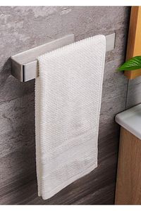 Paslanmaz Çelik Kağıt Rulo Havluluk, Peçetelik, Yapışkanlı Tasarım, Banyo Askısı ürün fotoğrafı