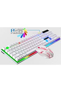 Rgb ışıklı Hassas gaming klavye ve mouse seti gecikmesiz oyuncu klavye mouse seti ürün fotoğrafı