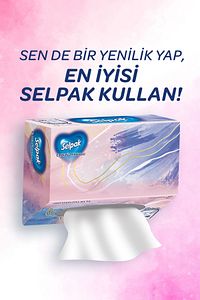 ® El Ve Yüz Havlusu 5'li 400 Yaprak Kutulu ürün fotoğrafı