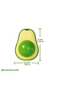 Avokado Catnip Avokado Kedi Çimi Topu Avokado Kedi Nanesi Oyuncağı ürün fotoğrafı