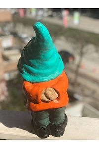 Sevimli Bahçe Cücesi Havuz Kenarı Süsü ürün fotoğrafı