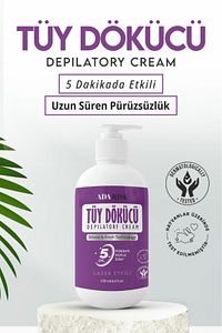 Lazer Etkili Tüy Dökücü Ve Tüy Azaltıcı Krem Tüm Cilt Tipleri Için (ÖZEL FORMÜL) 250 ml ürün fotoğrafı