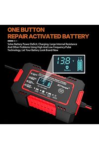 12v 6a Akıllı Araba Motosiklet Lcd Ekran Araç Akü Onarım Hızlı Şarj Cihazı Islak Kuru Jel Kurşunasit ürün fotoğrafı