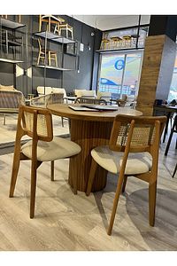 Hazeran Ahşap Sandalye Mutfak Cafe Salon ürün fotoğrafı