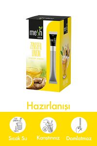 Zencefil Limon Bitki Çayı – Doğal, Katkısız, Şeker Ilavesiz 2 Paket ürün fotoğrafı